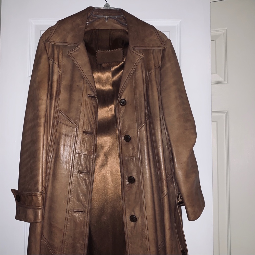 Vintage Napa Y Ante Skin Gear Leather Coat